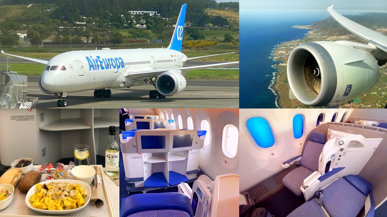 Inside Air Europa Boeing 787 9 Dreamliner Business Class Tenerife Inside Air Europa Boeing 787 9 Dreamliner Business Class Tenerife