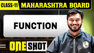 FUNCTION IN 1 SHOT | Maths | Class11th | Maharashtra Board