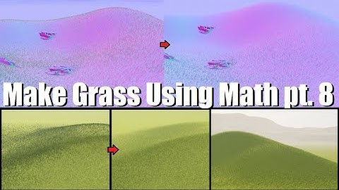 UE5 Procedural Grass Using Bezier Curves pt. 8: Distance Blending Normals and Buffers