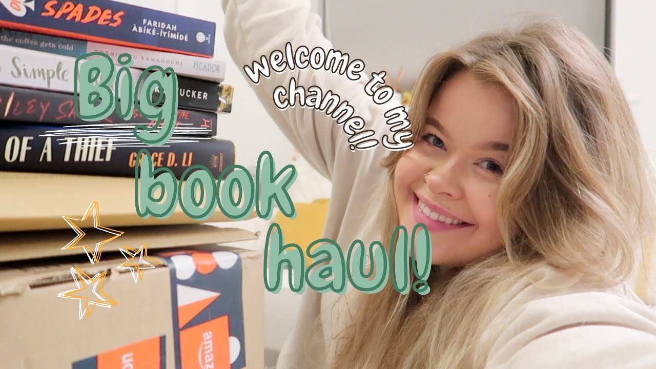 Big Book Unboxing Haul! 20+ books | Welcome to my BookTube Channel!