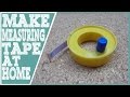 DIY craft | How to make measuring tape at home (Very easy and simple) DIY craft | How to make measuring tape at home (Very easy and simple)