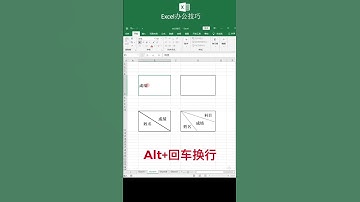 Excel 如何繪製帶斜線的表格 職場辦公技巧