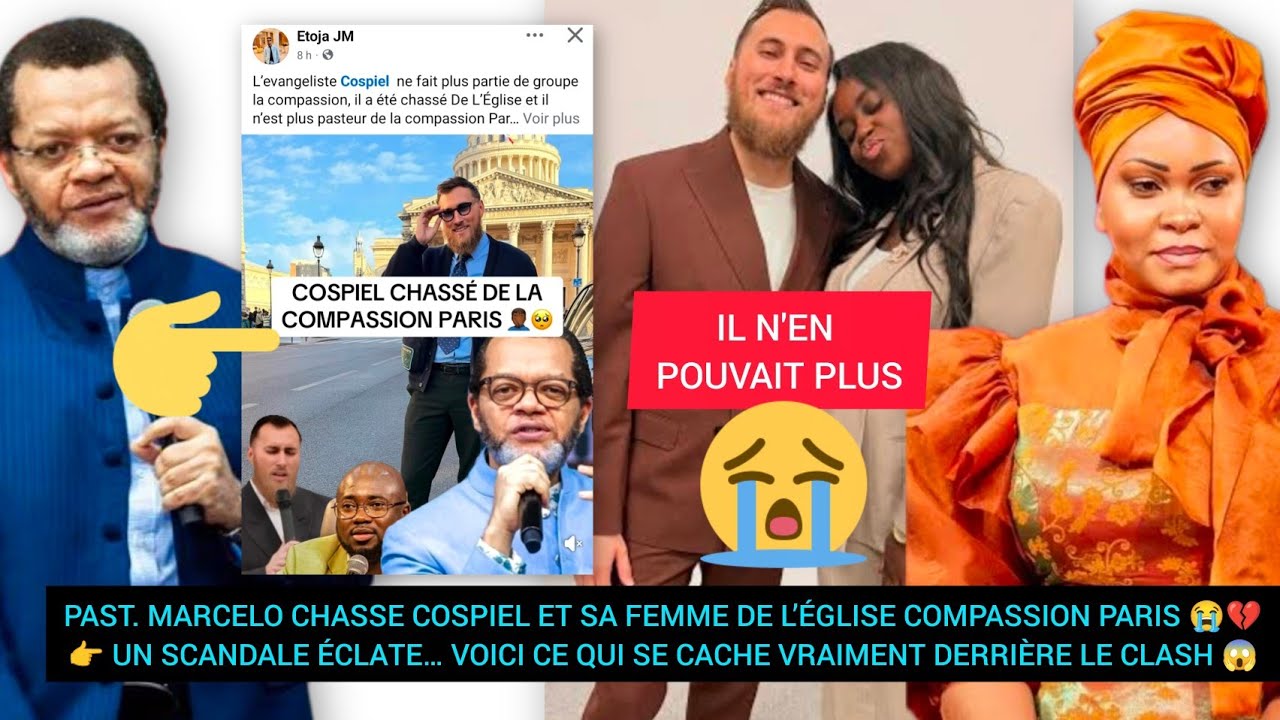 PAST.MARCELO CHASSE COSPIEL DE L’ÉGLISE COMPASSION PARIS 😭💔UN SCANDALE ÉCLATE VOICI CE QUI SE CACHE😱