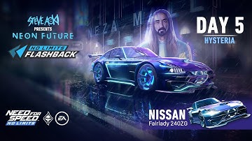Need For Speed: No Limits | Nissan Fairlady 240ZG (Neon Future - Day 5 | Hysteria) - Flashback Event