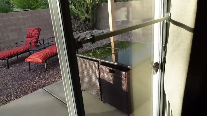 Ideal Security Sliding Door Security Bar with Childproof Lock Review, This Improved My Peace of Mind