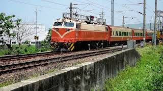 2022年4月22日E217牽引511次莒光號,大甲南之省牧場平交道