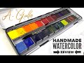 A Gallo Signature Set with YInMn Blue! Italian Handmade Watercolor Paint Full Review