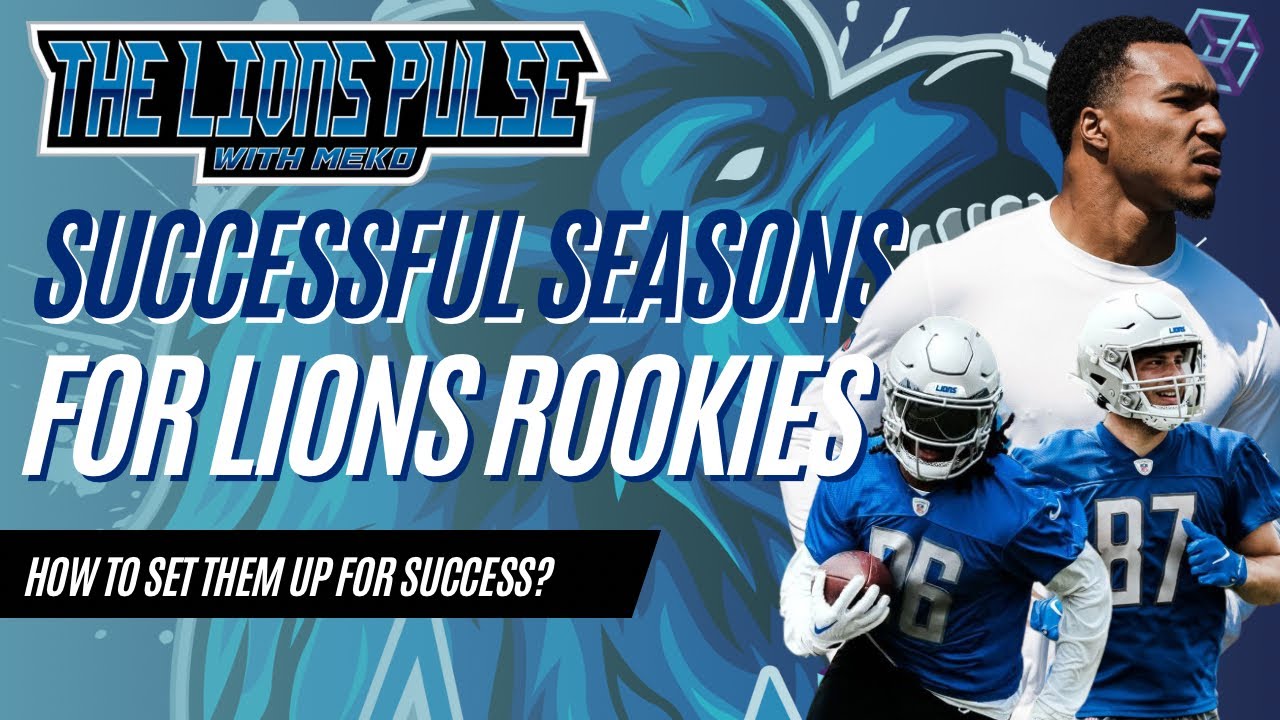 Detroit Lions Rookies How to Set Them Up for Success YouTube