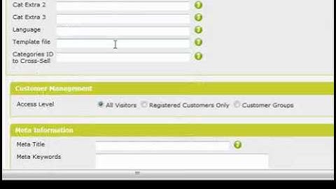 Video Tutorial - How to add a category in VP-ASP Cart 7.0