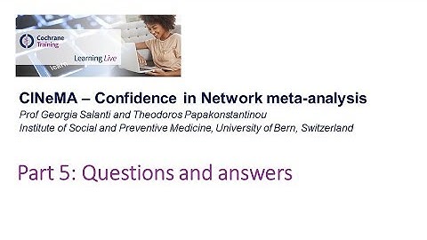 CINeMA framework: Questions and answers