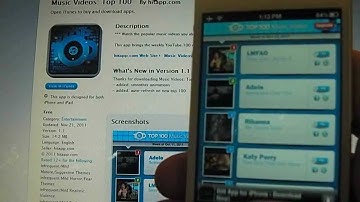 Music Videos: Top 100 App Review for iPhone, iPod Touch and iPad (HD)