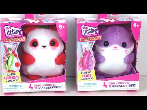 Let's open a Real Littles Backpacks Plushie Pet and see what's