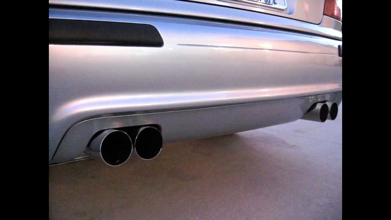 540i Eisenmann Quad Exhaust!! YouTube
