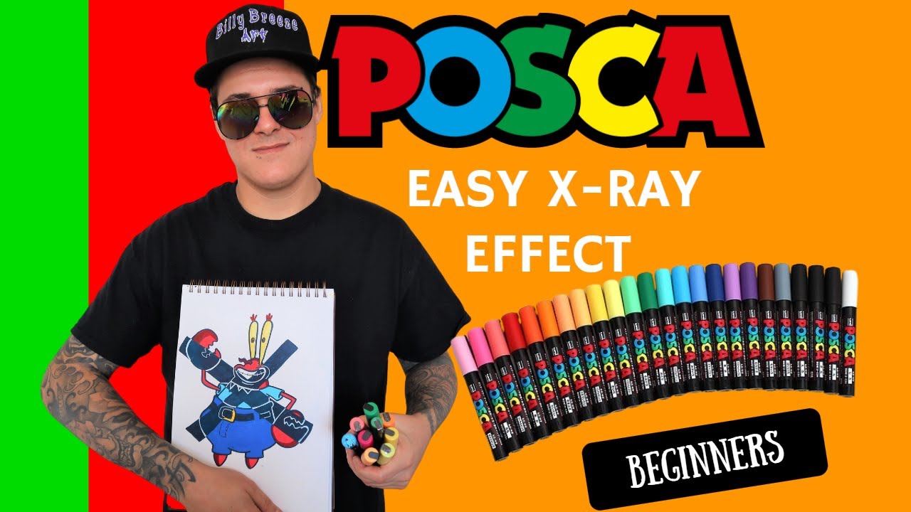 How To Use POSCA Markers! Simple XRay Trick For BEGINNERS! YouTube