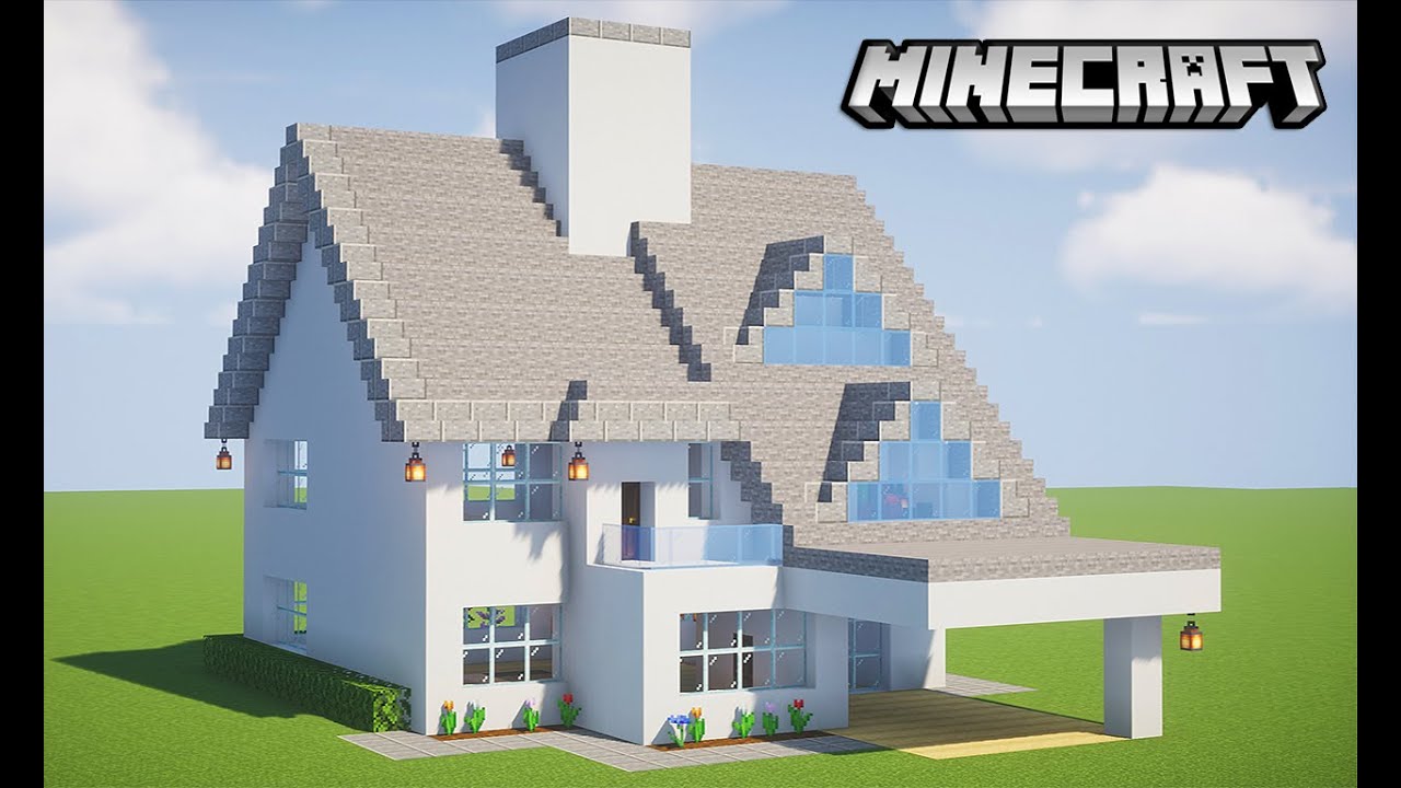 Minecraft Tutorial - Casa Moderna Completa •MANYACRAFT• 