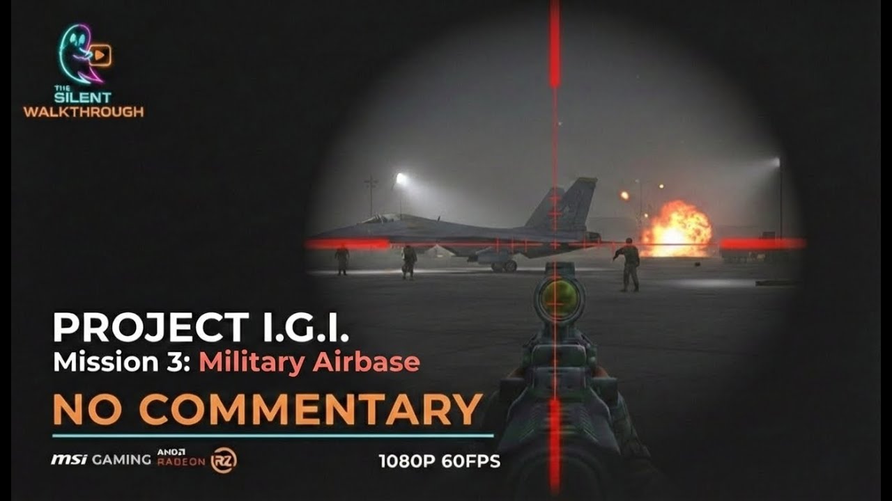 PROJECT I.G.I. - Mission 3: Military Airbase | My Hardest Mission Yet! [Full HD 60FPS] No Commentary
