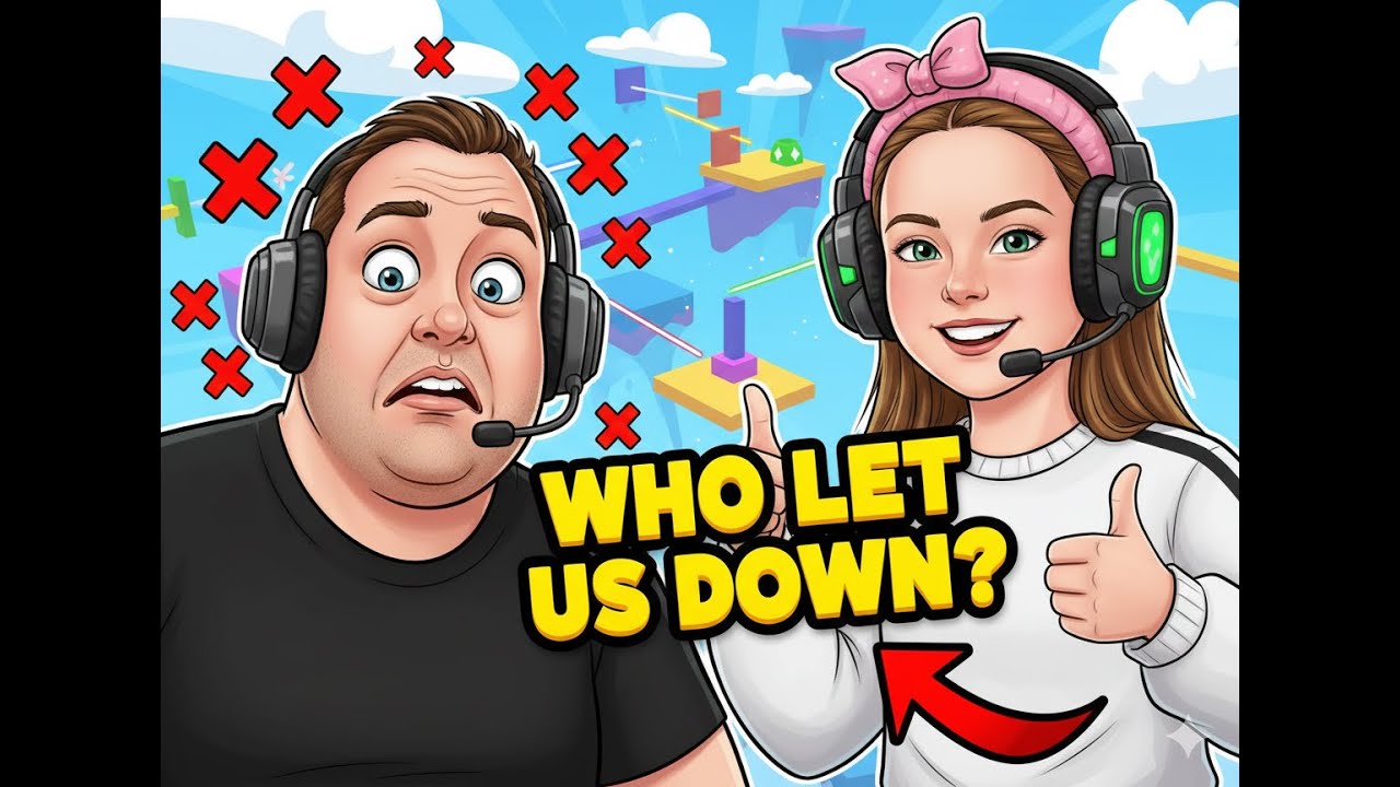 WHO LET THE TEAM DOWN?! 😱 Dad & Izzi Roblox Challenge