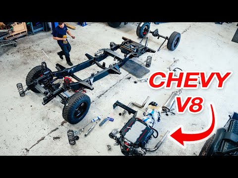 HOW TO INSTALL A CHEVY V8 LS/LT INTO A LAND ROVER DEFENDER CHASSIS