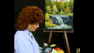 Mountain Waterfall - Learn How To Paint Landscapes In Oils With Diane Andre