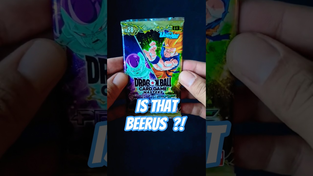 Dragonball TCG ♦️ I pulled Beerus SR ! Prismatic Clash 