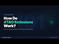 How Do dTAO Emissions Work? Explained in 3 Minutes | Bittensor 101