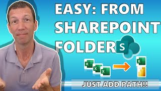 easily enter a file path to combine files from sharepoint folder including sub folder option