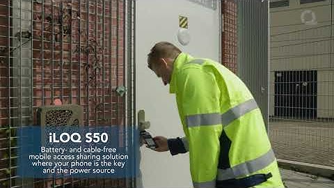 iLOQ S50 in telecom distribution stations