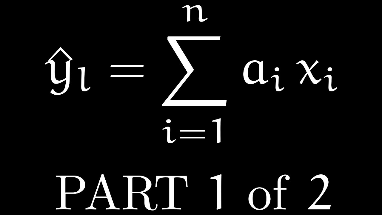 Pillai Best Linear Estimator Part 1 Of 2 Youtube