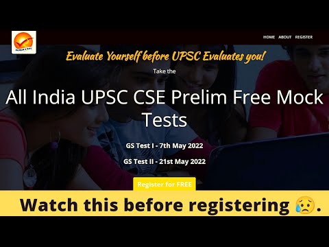 All India UPSC CSE Prelims free Mock Tests by Vajiram and Ravi | Free tests by Vajiram and Ravi