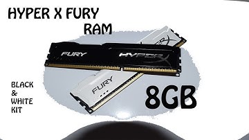 HyperX Fury 8GB ram Unboxing Installation and Review