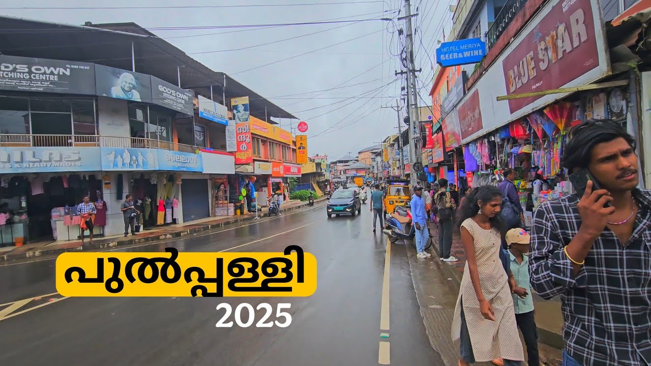 പുൽപ്പള്ളി💥PULPALLY TOWN_ walking tour .... Wayanad Rahimvlogs