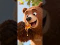 Bear Bear Song - Cute Bear Family Adventure | Nursery Rhymes for Children's | Galatta Kids | Shorts