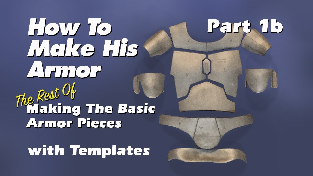 How To Make Boba Fett Armor Step By Step Guide Part 1a Youtube - roblox body armor template