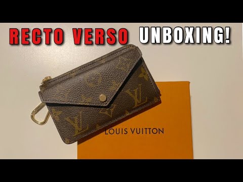 LOUIS VUITTON RECTO VERSO WALLET WEAR & TEAR REVIEW