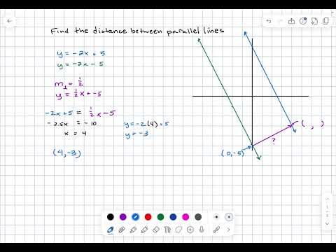 3.10 distance between parallel lines