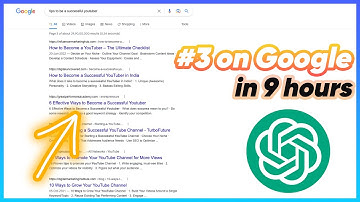 How To Write Blog Posts With ChatGPT That Ranks on Google [2000 Words] in 10 Mins