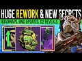 Destiny 2: ROADMAP CHANGES &amp; BUNGIE RESPOND! Set MODS, Next Patch, DLC Rework, Broken Stuff, Secrets