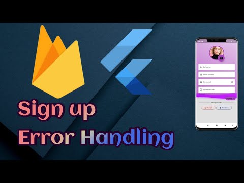 #9 Flutter&Firebase Firebase auth Error handling