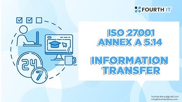 ISO 27001 Annex A 5.14 Information Transfer