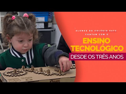 Alunos do Colégio Satc contam com o ensino tecnológico desde os três anos