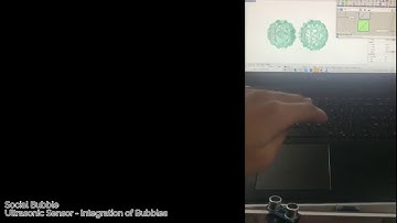 Ultrasonic Sensor - Integration of Bubbles Test with Arduino + Firefly (Grasshopper)