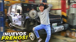 MEJORANDO LOS FRENOS DEL JEEP *calipers y discos* | ManuelRivera11