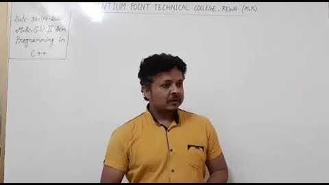Online class on C++ programming by Piyush Singh PPTC Rewa