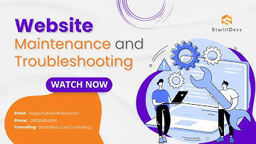 Website Maintenance & Troubleshooting Services By Starlit Devs