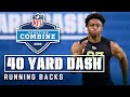 Running Backs Run the 40-Yard Dash at the 2020 NFL Scouting Combine