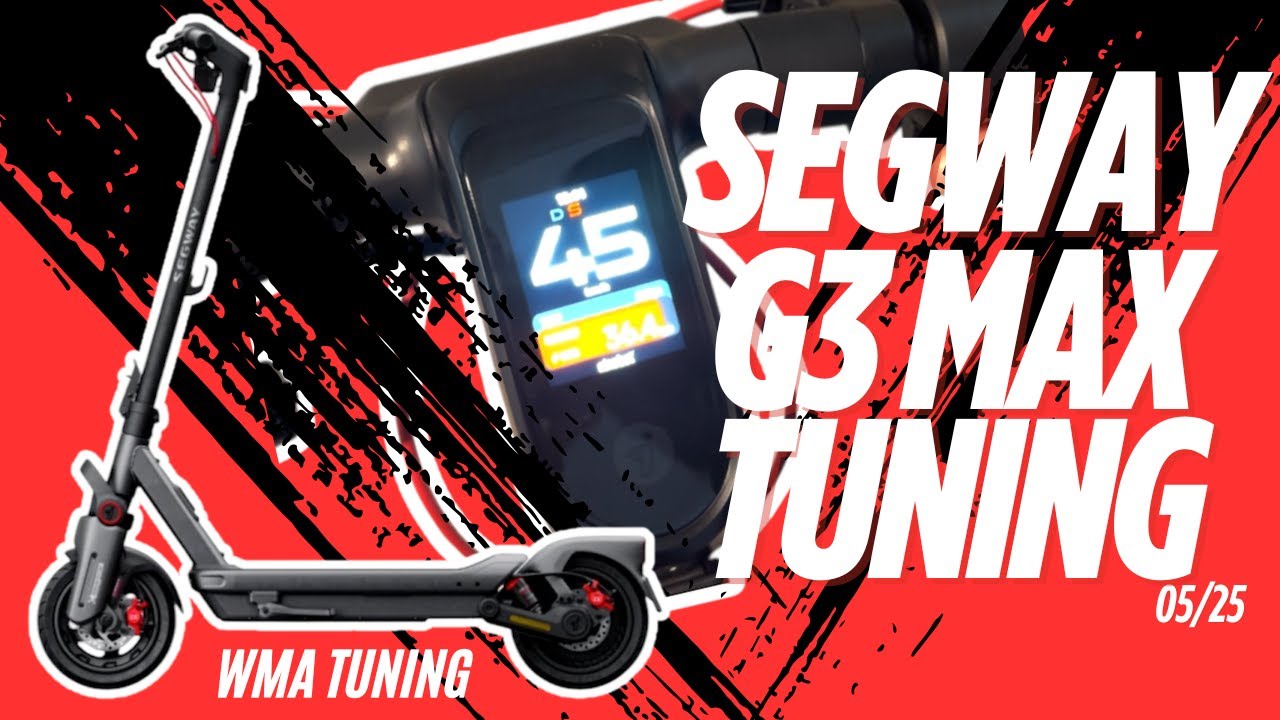 Segway Max G3 TUNING - 45kmh, Zero Start, Tempomat und Beleuchtung!