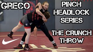 How to get a Takedown in Greco-Roman Wrestling - The Crunch - Pinch Headlock Series