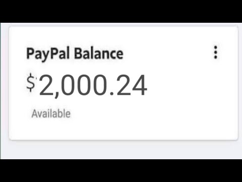 HOW TO FAKE A PAYPAL BALANCE - YouTube