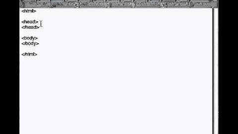 Basic HTML/ Open & Close Tags