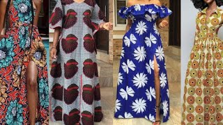 2021 AFRICAN DRESSES: Ankara Maxi Dresses / Simple Ankara Long Gown Designs for Ladies screenshot 3